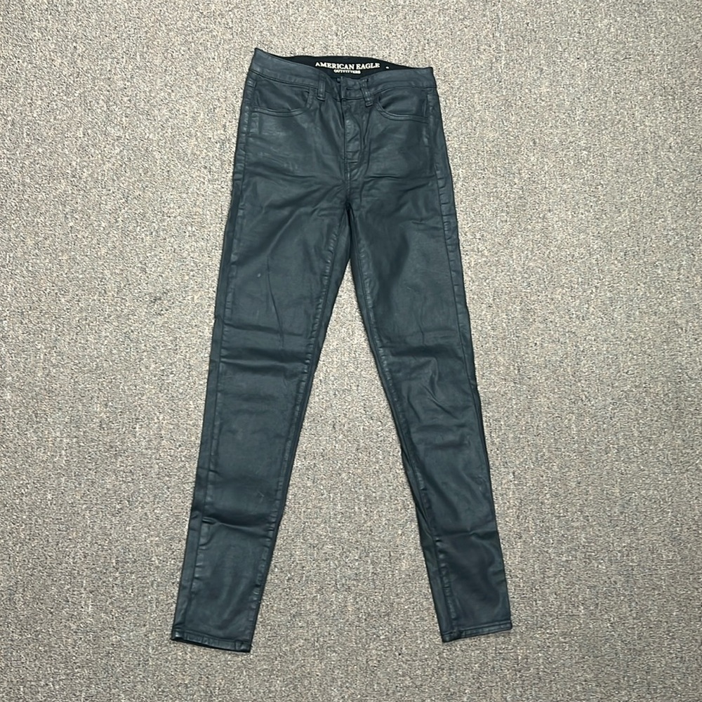 American eagle high rise jegging black